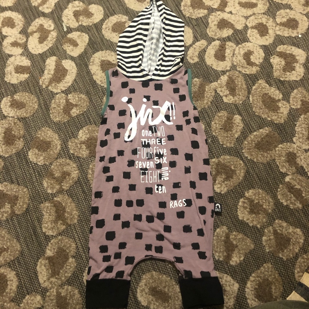 rags to raches romper